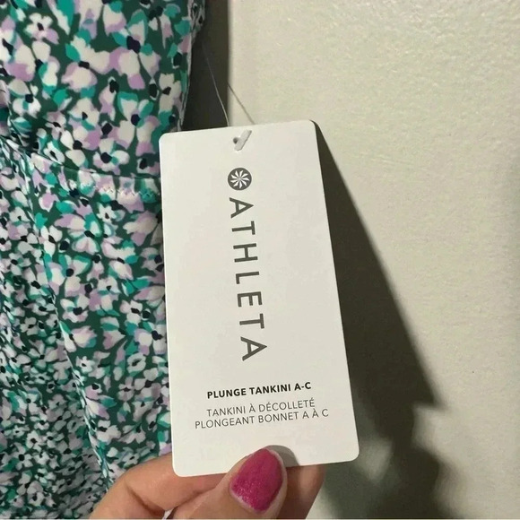 NWT  ATHLETA PLUNGE TANKINI S - Picture 3 of 5